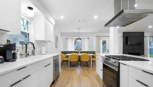 Stylish Austin Escape 4BR, 2BA, Minutes from Domain, Q2 Stadium - Foto 2, stove, dishwasher