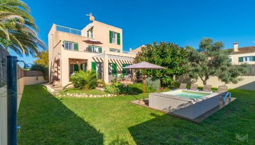 Finca Sa Copinya, frente a la costa de Cala Bona - Foto 5, Garden, sunbed, Garden view, Shower