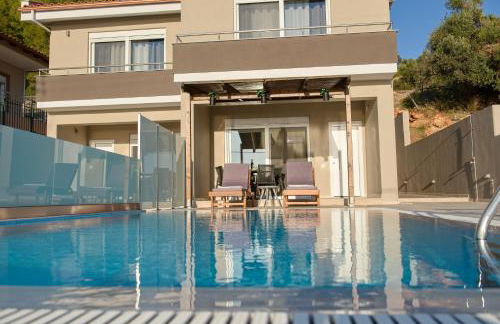 Lila's villa maisonette with private pool - Foto 9