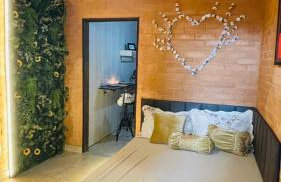 Suite inteligente com integração com alexa- cama flutuante - área central de GV- casais- indivudual - Foto 29