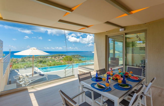 Villa Lassi Illios Large Private Pool Walk to Beach Sea Views A C Wifi - 3055 - Foto 6