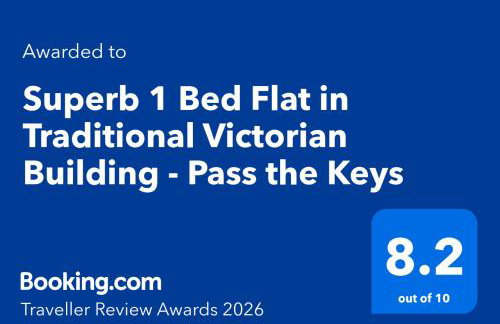 Superb 1 Bed Flat in Traditional Victorian Building - Pass the Keys - Foto 5