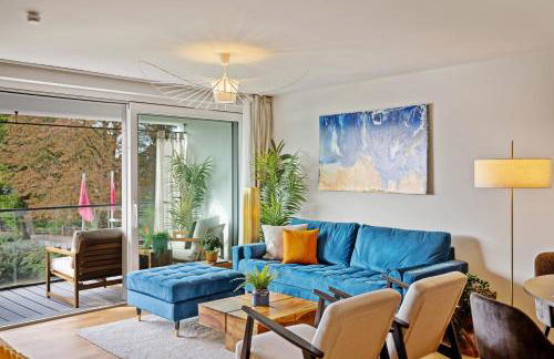 MAISUITES Eisvogel - Zentrale Luxuswohnung mit direktem Seeblick I Bis 4 Personen I Premiumküche I Boxspringbett I Kaffeevollautomat I Parkplatz I Barrierearm & Aufzug - Foto 9