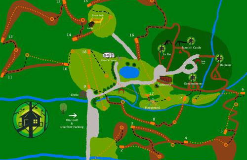 Dreamy Treehouse Getaway Dog FriendlyDisc Golf - Foto 30