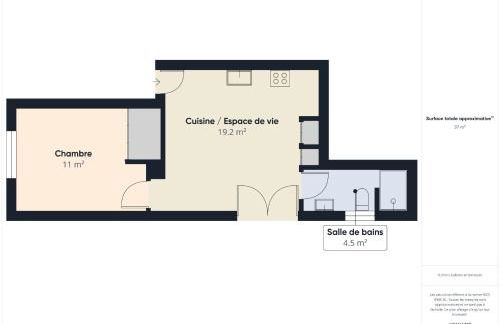 Appart pour 2 à St-Jean-de-Mont avec jardin - Foto 16