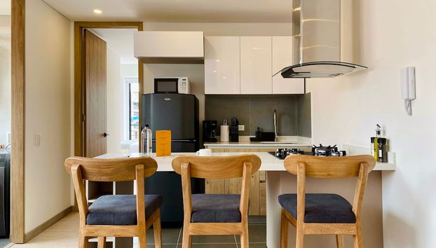 w Illustrious 2BR w Street View in Chapinero - Foto 3, Habitación