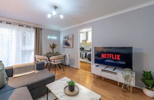 2BR - Balcony & Parking near Canary Wharf Sleeps 6 - Foto 1