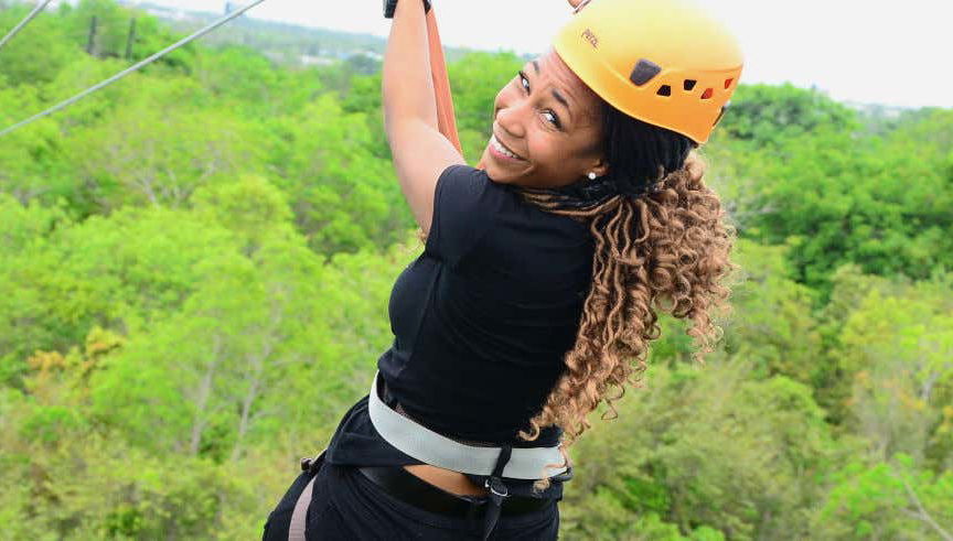 Tirolesa e buggy no Bavaro Adventure Park