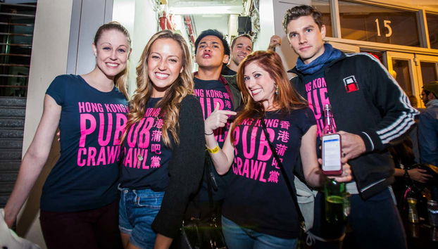 Desfrutando de uma noitada