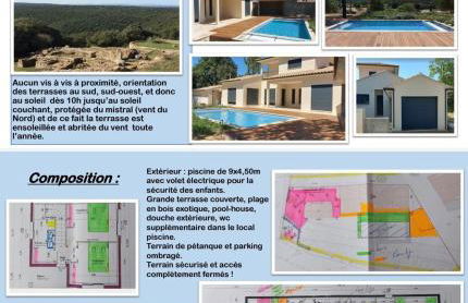 Provence, Uzès, villa climatisée 8 pers avec piscine privée - Photo 26