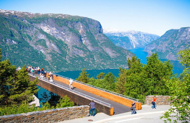 Geführte Tagestour - Nærøyfjord Kreuzfahrt, Flåm & Stegastein Aussichtspunkt - Foto 4
