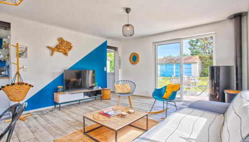 L'effet mer Maison rénovée lumineuse tout confort belle terrasse grand jardin clos sans vis à vis parking jeux pour enfants 5 mn à pied de la plage d'Asnelles et centre bourg - proche Bayeux au coeur des plages du débarquement - Foto 4