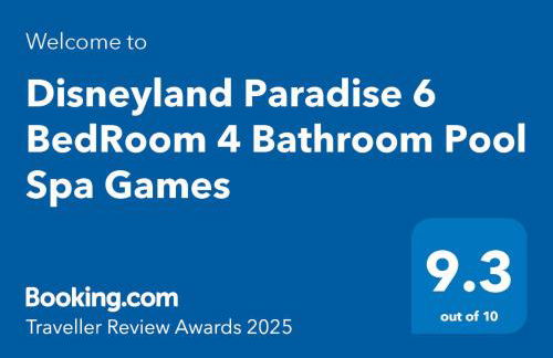 Disneyland Paradise 6 BedRoom 4 Bathroom Pool Spa Games - Foto 26