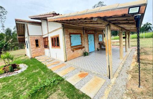 Casa de Campo Paraibuna com Lareira e Fogo de chão - Foto 50