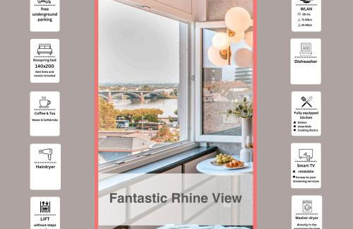 Hidden Treasure Mainz Altstadt - Rheinblick & Parkplatz im Haus - Foto 1