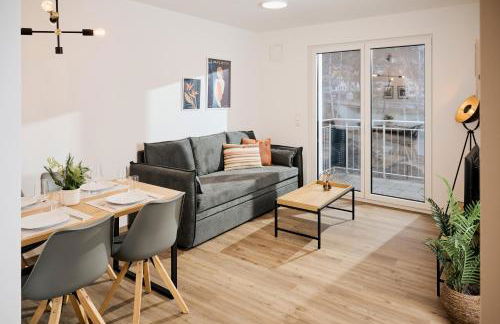 Rent4Living Apartments WLAN I kostenfreie Tiefgarage I Therme 5 Minuten zu Fuß I Barrierearm - Photo 5