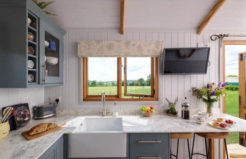 Honey Bee - Comfortable luxury shepherds hut with hot tub - Foto 24