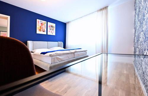 Rosengarten Apartments Fürth, Moderne Serviced Apartments in Citylage, ganze Ferienwohnung 50 m2, nahe Nürnberg, Metro, Sauna, Frühstück & Parkplatz - Foto 14