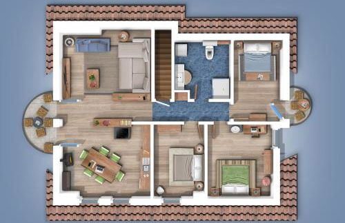 Penthouse mit Aussicht über den Wald - Foto 25