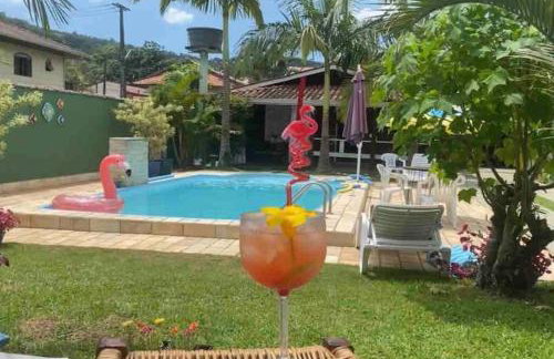 Chalé Flamingo com Piscina Casa inteira em Morretes - Photo 13