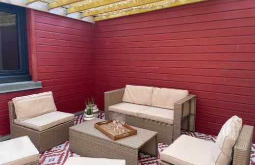 Duplex en rez-de-chaussée avec cour intérieure privée, proche de la mer, WIFI - Foto 15