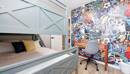 5 min to Grand Park, 1Level, Stocked Kitchen, King Bed, GameRm, Firepit, BBQ, Pet Friendly - Foto 5