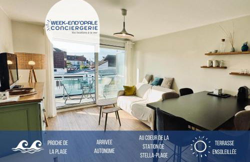 Appartement centre ville Stella-Plage terrasse sud-ouest - Foto 1