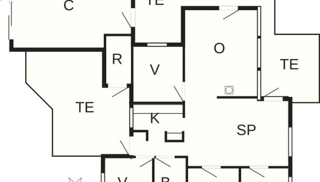 6 Person Holiday Home in Lokken-by Traum - Foto 2, Plano