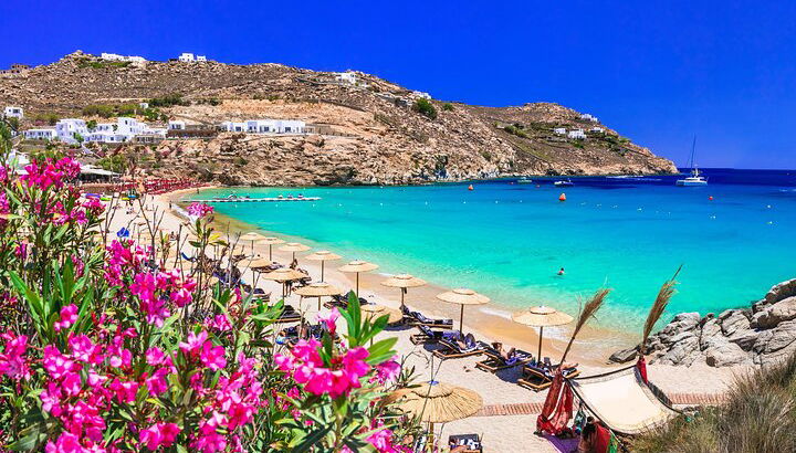 Deluxe Cruise-Friendly Mykonos Beach Bliss & Stadtbummel - Foto 1