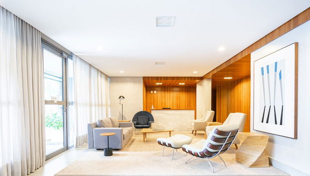 Zona de estar del vestíbulo