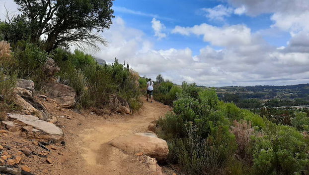 Durante la ruta de senderismo
