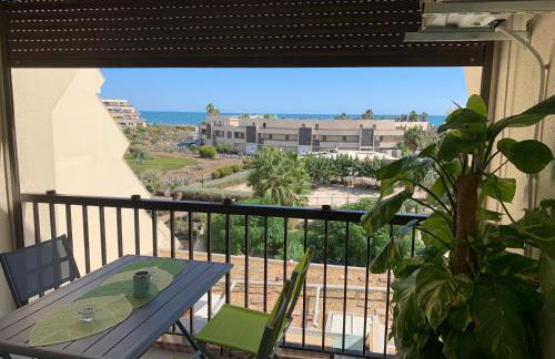 BAGATELLE NATURISTE HELIOPOLIS clim ascenseur vue mer parking privé - Foto 7