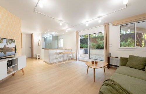 T2 Calme absolu - Coeur Toulouse - Saint Cyprien - climatisation - Terrasse arborée - Foto 37