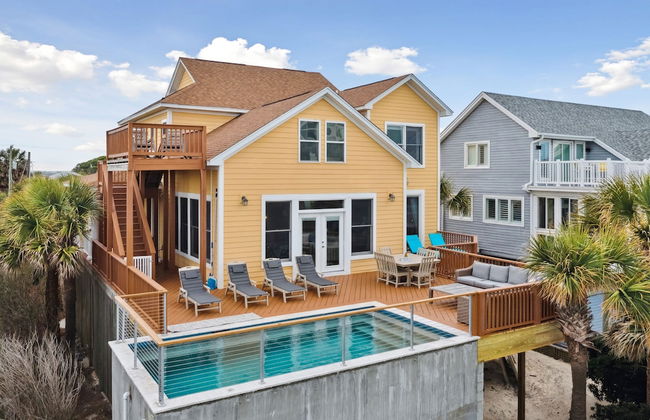 Oceanfront w Pool Panoramic Deck Views 5bdr Folly Ocean Breeze by Avantstay - Foto 4