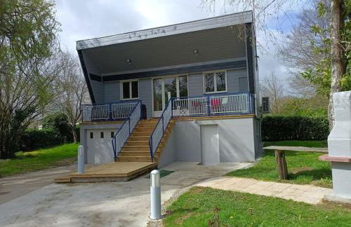 Les hirondelles au bord de l'eau - Foto 1