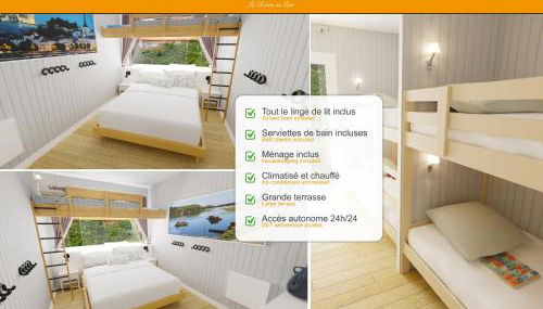 APPART'HÔTEL Les Prés Blondeau, 1 à 10 personnes, 3 chambres, Terrasse, Parking privé, Wifi, Arrivée autonome 24-7 - Foto 5