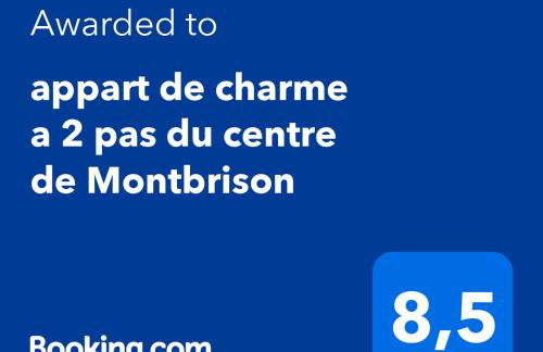 appart de charme a 2 pas du centre de Montbrison - Foto 5