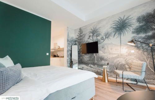 City-Studio im Innenhof mit Boxspring-Bett und Community-Raum - Foto 24