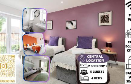 large 2 bed central apartment with balcony and private parking - Foto 1