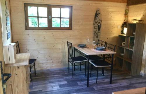 Bungalow 2 pièces, SDB, terrasse, Piscine de mai à octobre - Foto 13