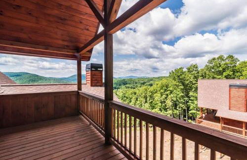 Majestic mountaintop cabin, hot tub, fireplaces - Foto 5