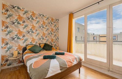 Confort & Spacieux Family Travel pour 6 - 10' to Disneyland Paris 25' to Paris - In front of Train Station Torcy RER A - Foto 6