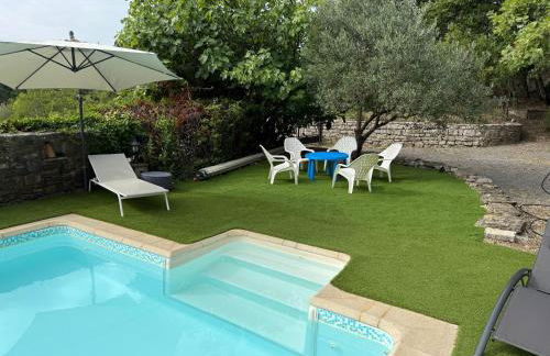 Maison de vacances avec piscine privée, Ardèche, Le Mas de Jallet, proche les Vans, Les Assions - Foto 40