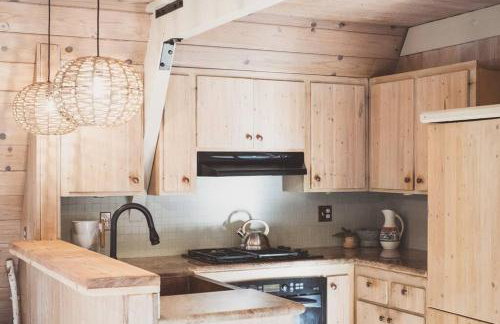 Clarity Cabin A-Frame Sanctuary w Hot Tub Fireplace Grill AC Hammock Chairs Fire Pit Pets OK - Foto 12