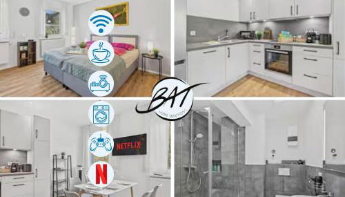 BAT Home Solutions Saarburg Altstadt - alles was ein Hotel nicht bietet - 3 Apartments 45 bis 75 qm für bis zu 12 Personen - direkt unter der Burg - 2 Min zur Altstadt - Weinbergblick, Heimkino und E-Ladesäulen - Foto 5