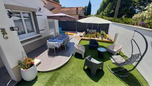 Maison de vacances avec piscine privée à La Londe-les-Maures proche des plages - Foto 4