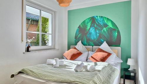 Snug Stays 1 I 3-Zimmer Design Apartment am See mit Garten I Home Office I Highspeed Wifi - Foto 5, Garden view