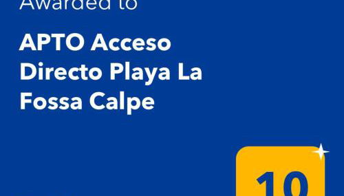 APTO Acceso Directo Playa La Fossa Calpe - Foto 2
