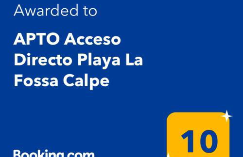 APTO Acceso Directo Playa La Fossa Calpe - Foto 2