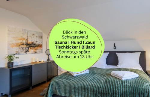 Waldklang Panorama - eingezäunt - Außen-Sauna - T-Fußball - Billard - Hunde willkommen - Foto 1